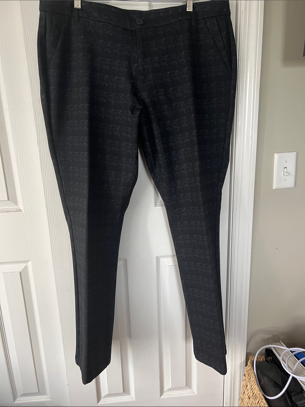 Kut from the Kloth Black Slim Dress Trousers